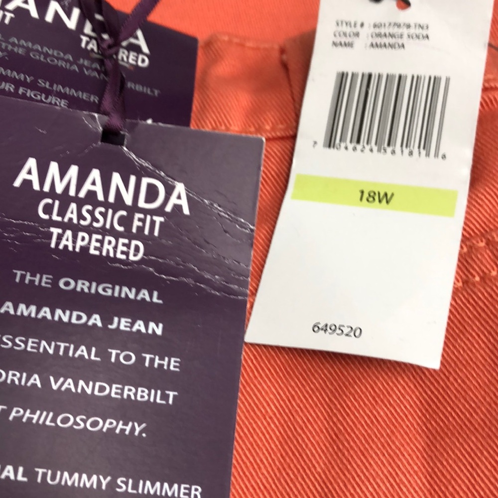 Gloria Vanderbilt Women's Amanda Classic Jeans - Picture 6 of 9